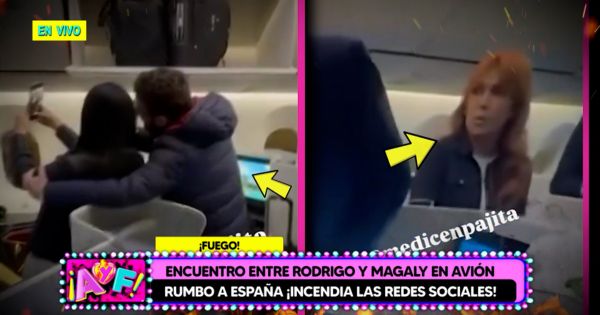 Portada: Rodrigo González: así fue su encuentro con Magaly en avión rumbo a España