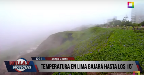 Lima amaneció con intensa lluvia: temperatura en la capital bajará hasta los 15°C, estima Senamhi