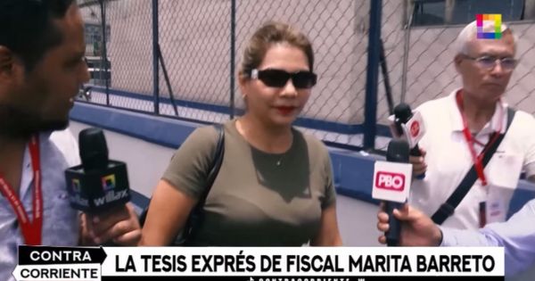 Revelan serias irregularidades en maestría de Marita Barreto: su tesis fue aprobada en un tiempo récord de cuatro días