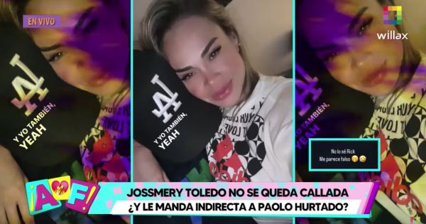 ¿Jossmery Toledo le manda indirecta a Paolo Hurtado tras Baby Shower de Rosa Fuentes?: "Parece falso"