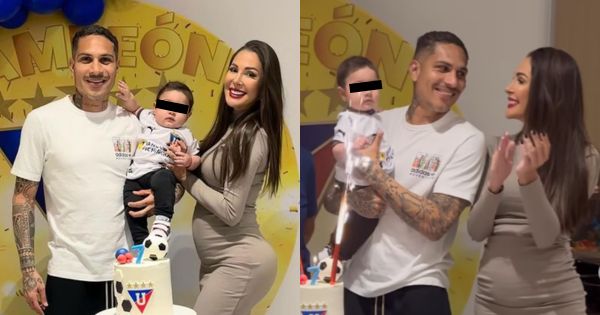 Paolo Guerrero y Ana Paula Consorte celebran los siete meses de su hijo