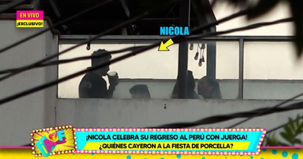 Nicola Porcella celebró su regreso al Perú con fiesta: ¿quiénes asistieron?