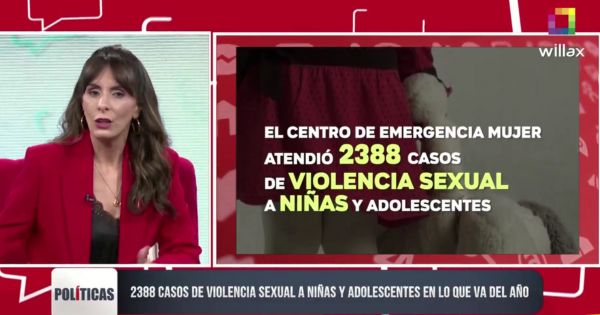 Carla García: "Hay que exigirle a las autoridades que den la cara por las niñas del Perú" (VIDEO)