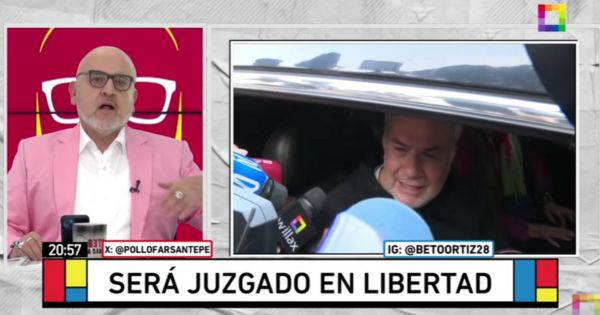 Beto Ortiz: "Mauricio Fernandini, como cualquier otro ciudadano, tiene derecho a llevar su proceso en libertad"