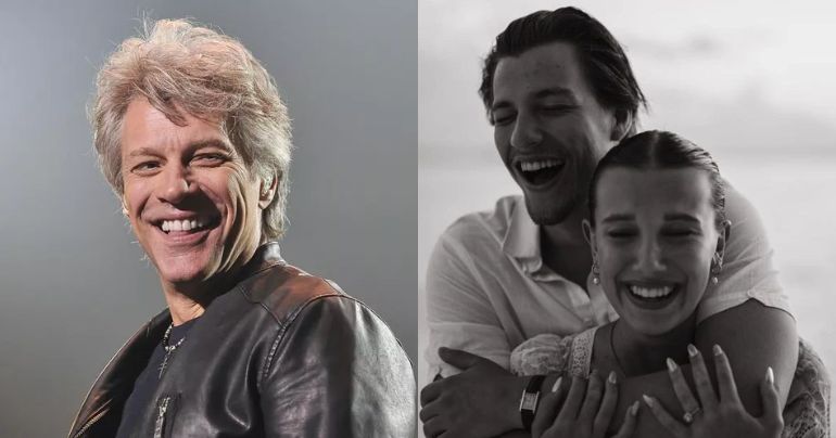 Portada: Bon Jovi tras compromiso de su hijo con Millie Bobby Brown: "Ella es maravillosa. Jake está muy feliz"