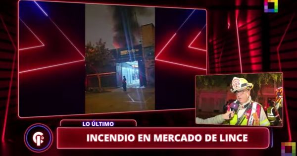 Portada: Incendio de grandes proporciones en Lince es controlado: se vienen realizando las investigaciones