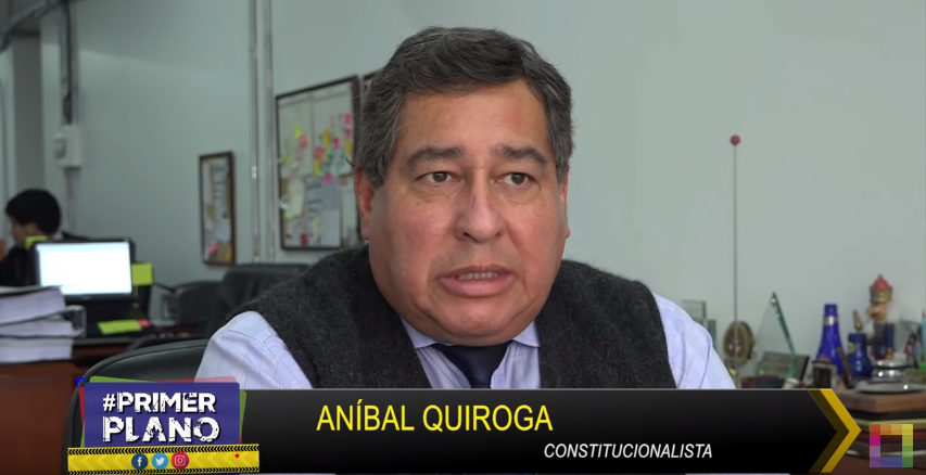 Aníbal Quiroga: “El Tribunal Constitucional compite con el Poder Judicial y tiene más prestigio”