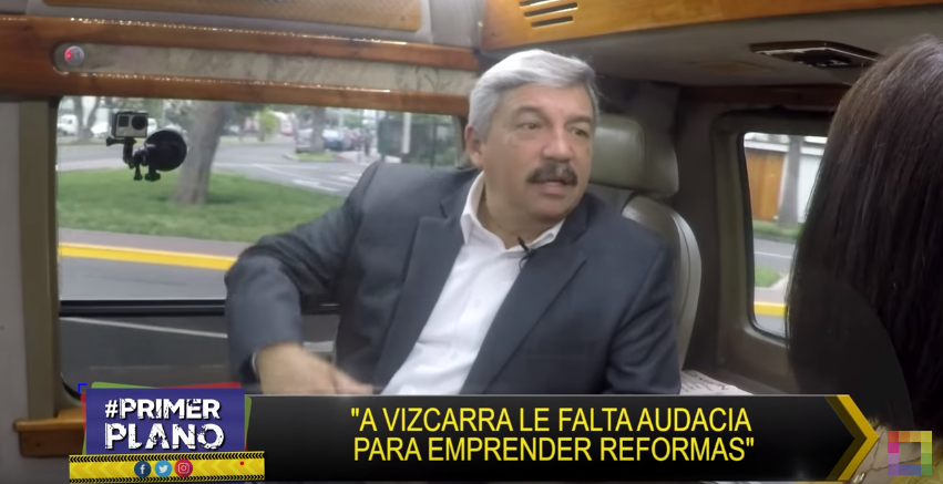 Portada: Alberto Beingolea en ‘Primer Plano’: “Lo que está pasando en el Perú no es culpa de Vizcarra”