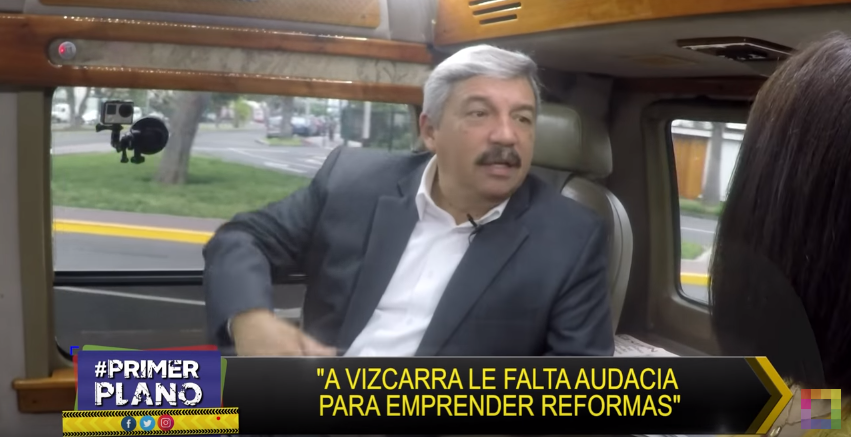 Alberto Beingolea en ‘Primer Plano’: “Lo que está pasando en el Perú no es culpa de Vizcarra”