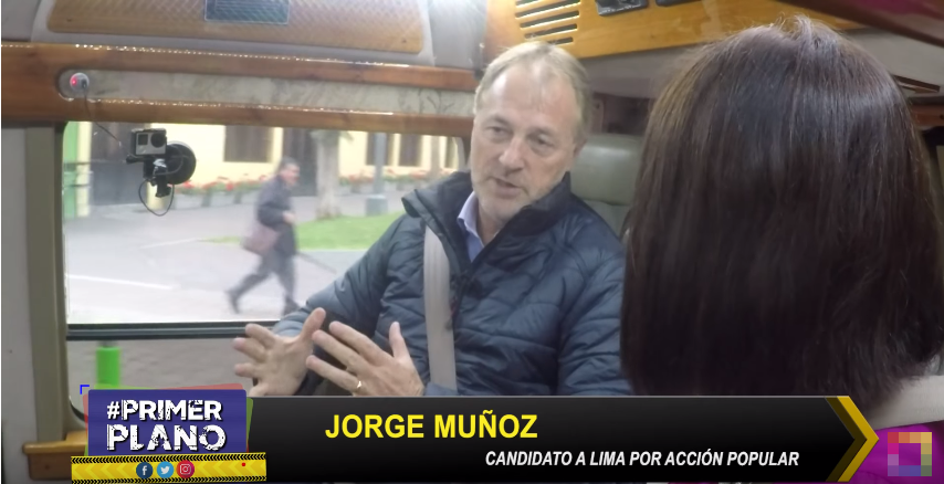 Portada: Jorge Muñoz: “No tenemos mucho dinero; es una campaña muy austera”