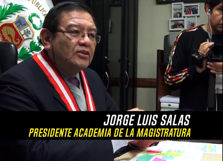 Portada: Jorge Luis Salas, nuevo Presidente de la Academia de la Magistratura: “Contraloría investigará irregularidades”