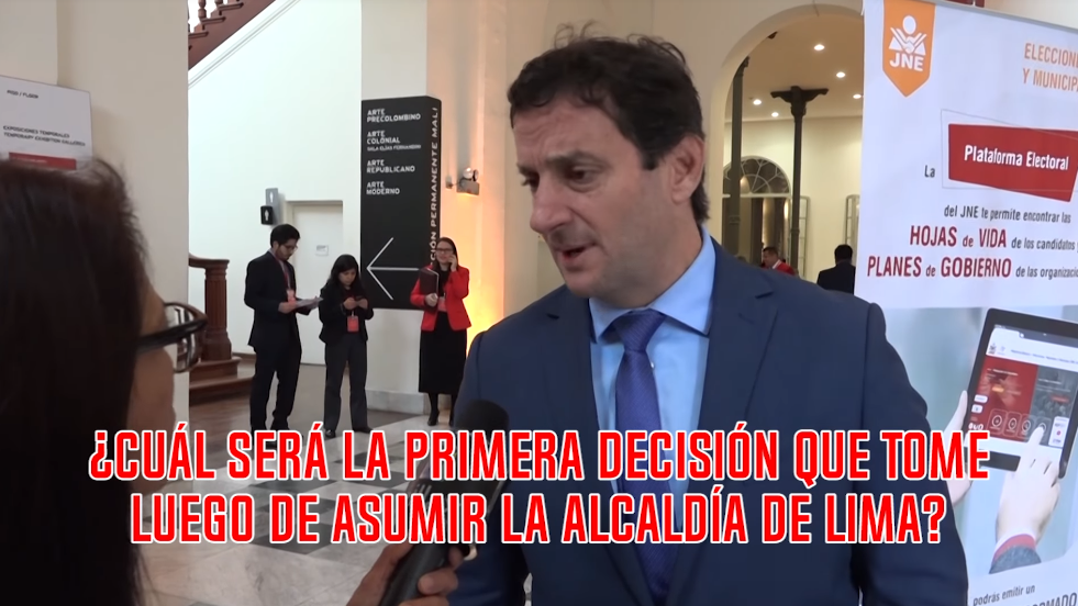 Portada: Esto es lo primero que hará quien sea elegido Alcalde de Lima