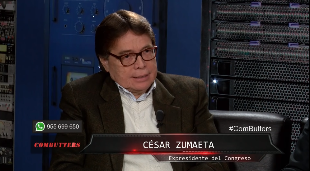 César Zumaeta: “Vizcarra no sabe administrar su inteligencia emocional”