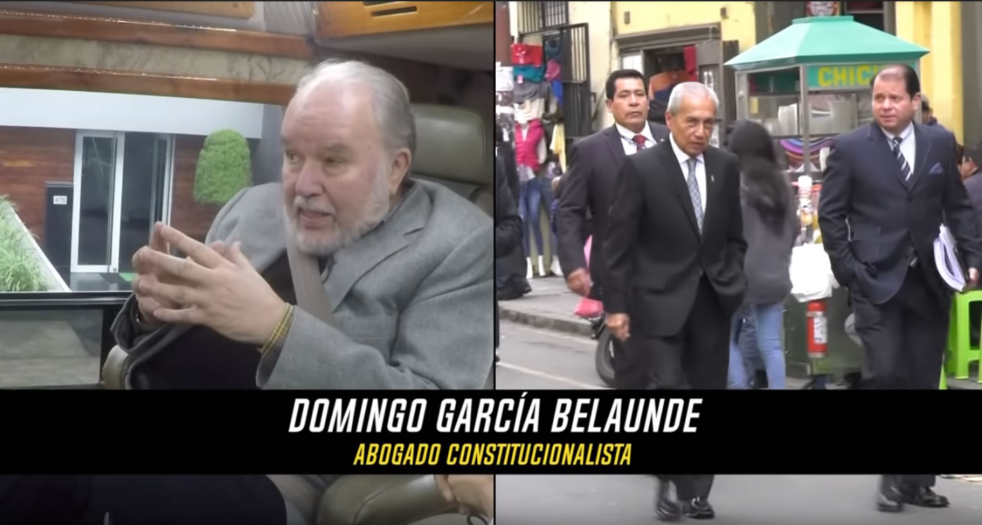 Domingo García Belaúnde: “Hay una campaña mediática para sacar a Chavarry y no entiendo por qué”