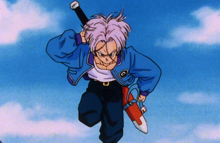 ¿Por qué Trunks tiene el cabello azul en Dragon Ball Super?