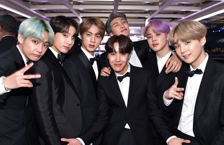 BTS en los Grammy 2019