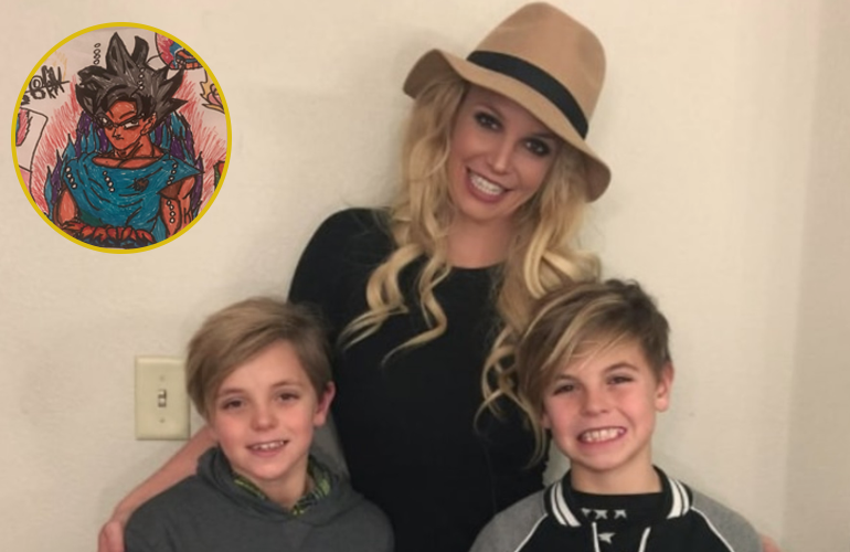 Portada: Los hijos de Britney Spears son fans de Dragon Ball