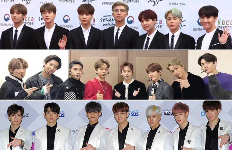 BTS, EXO y GOT7 son nominados a los premios Billboard