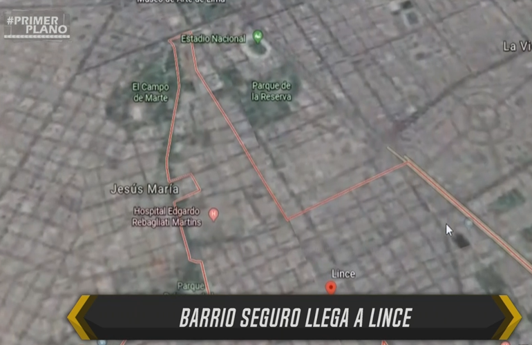 Barrio seguro llega a Lince