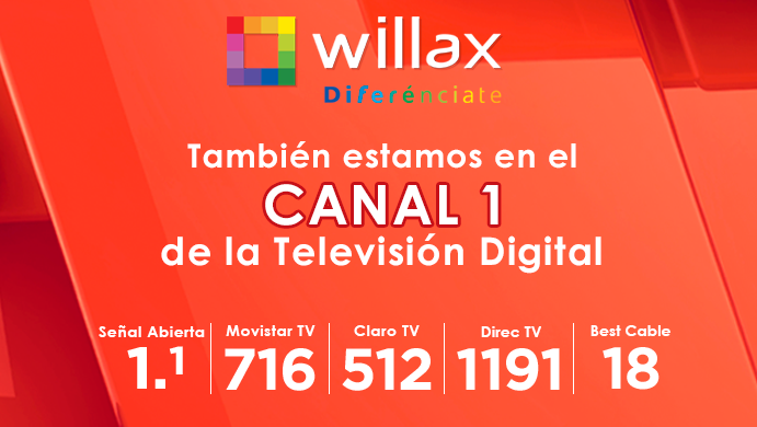 Willax es el canal número 1 de la Televisión