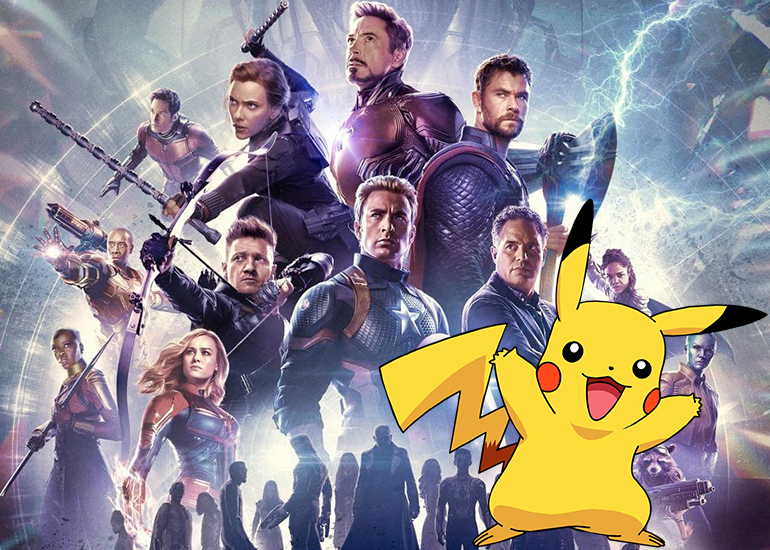 Detective Pikachu derrota a Avengers en Japón