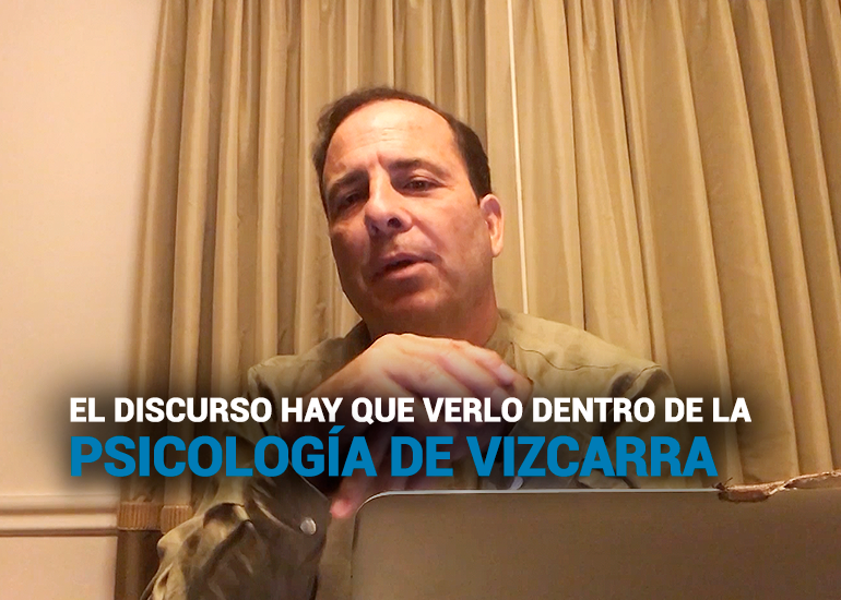 Aldo Mariátegui: “El discurso hay que verlo dentro de la psicología de Vizcarra”