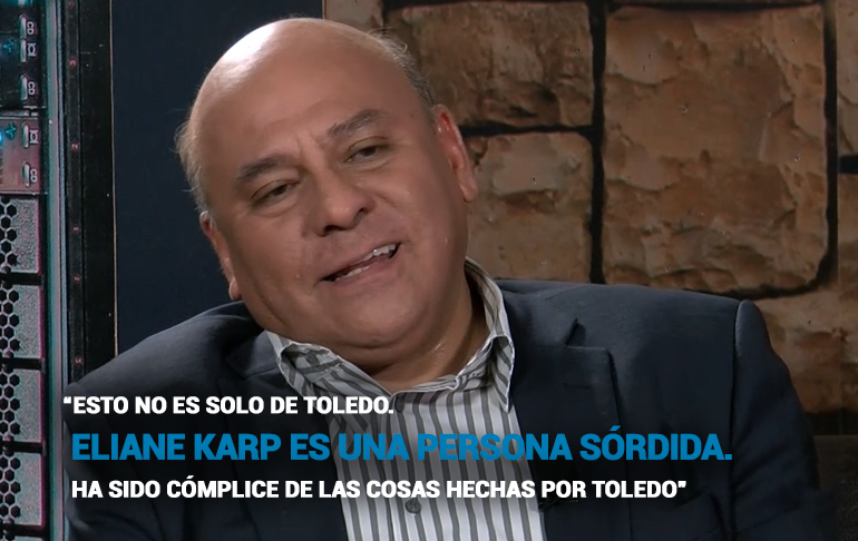César Campos: “Toledo quería ser como Fujimori, se quejaba que le faltaba un Montesinos”