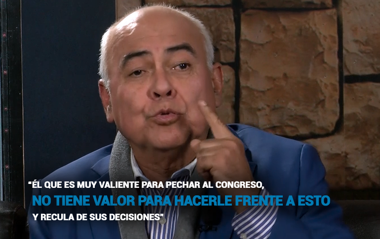 Ángel Delgado: “Ha sido una capitulación de Vizcarra”