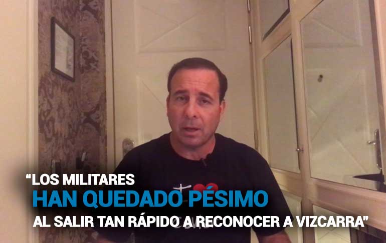 Portada: Aldo Mariátegui: “Se va a elegir un Congreso solo para un año. ¿Cuándo entraría en funciones?”