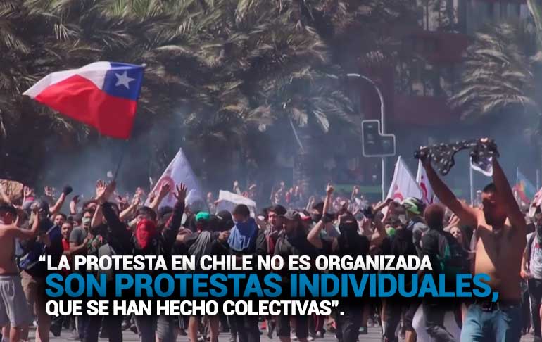 Oscar Vidarte: “Estado de Emergencia en Chile acrecentó la violencia”