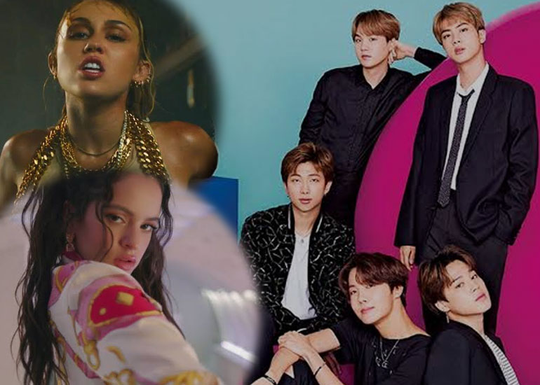 BTS compite con Rosalía y Miley Cyrus en los EMA 2019