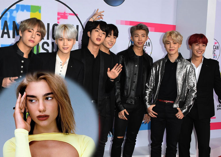 BTS, Dua Lipa, entre otros artistas quedaron fuera de los GRAMMY 2020