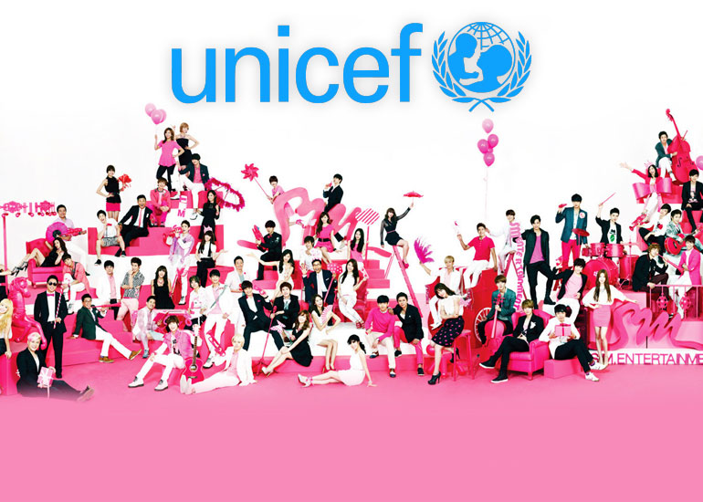 La compañía SM Entertainment colabora en canción para UNICEF