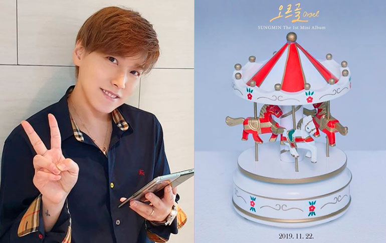 Portada: SUNGMIN revela fecha de lanzamiento para su álbum "Orgel"