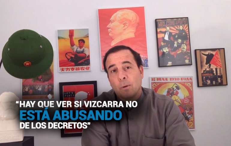 Portada: Aldo Mariátegui: “Hay que ver que tan urgentes son los decretos de urgencia”