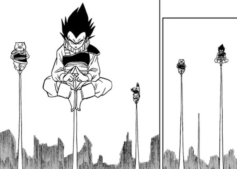 Vegeta sorprende en el manga de “Dragon Ball Super”