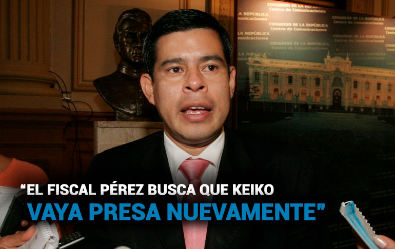 Luis Galarreta: “Que le hagan una pericia psicológica a Domingo Pérez”