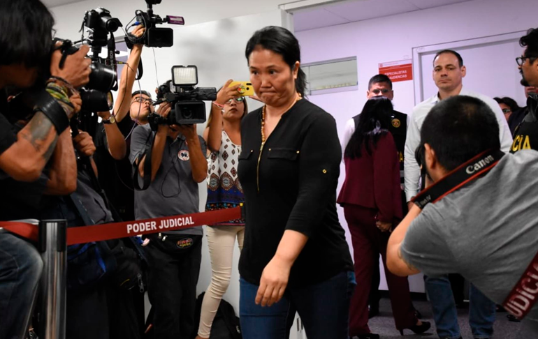 Portada: 70% de peruanos está de acuerdo con prisión preventiva para Keiko Fujimori