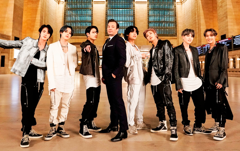 Portada: BTS se presentó en “The Tonight Show” con Jimmy Fallon