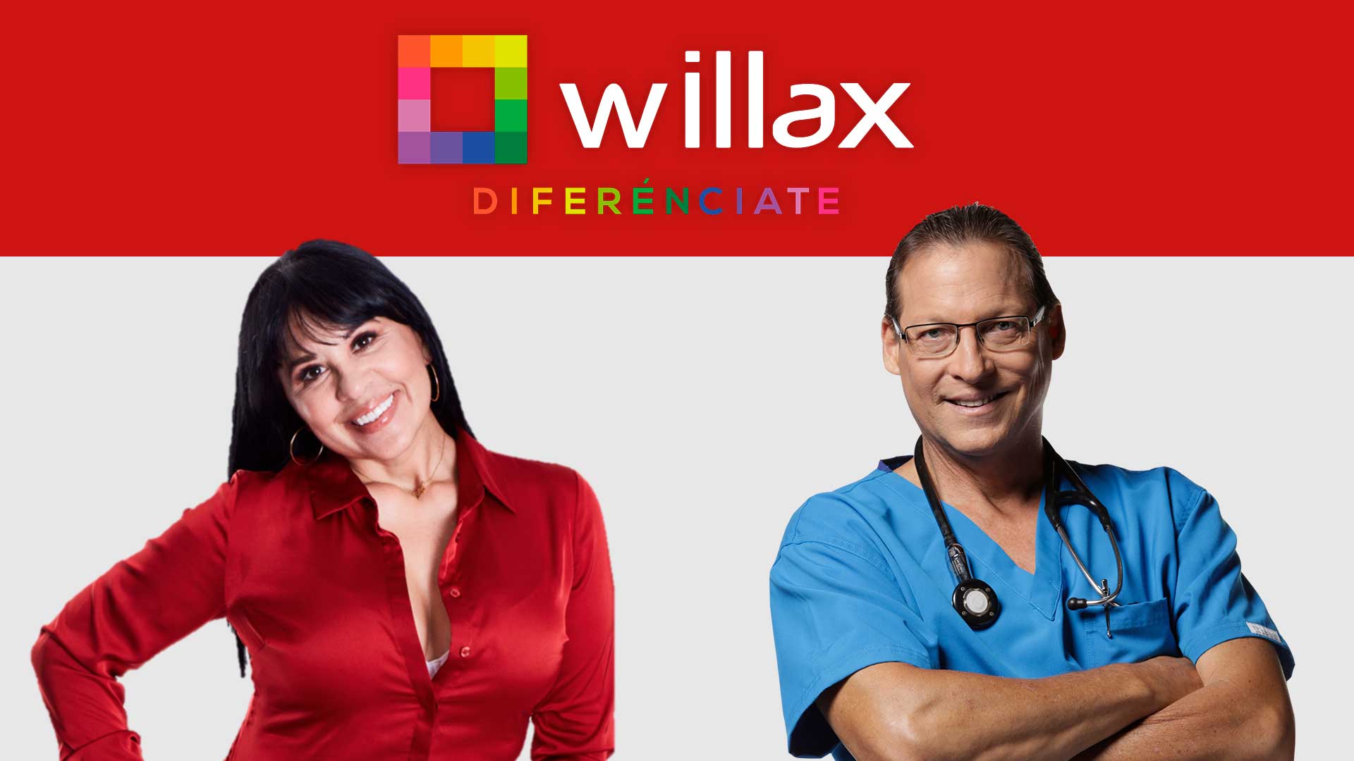 El Doctor Borda y Lorena Caravedo se sumaron ayer a las pantallas de Willax Televisión