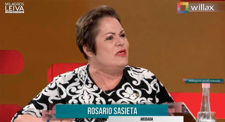 Rosario Sasieta: "La idea es zamaquear al Estado y decirles qué están haciendo por los niños"