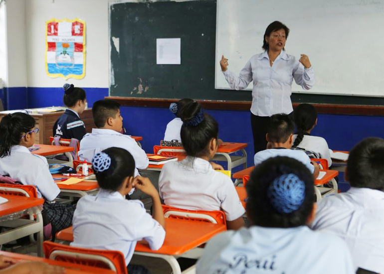 Portada: Suspenden clases en colegios hasta el 30 de marzo