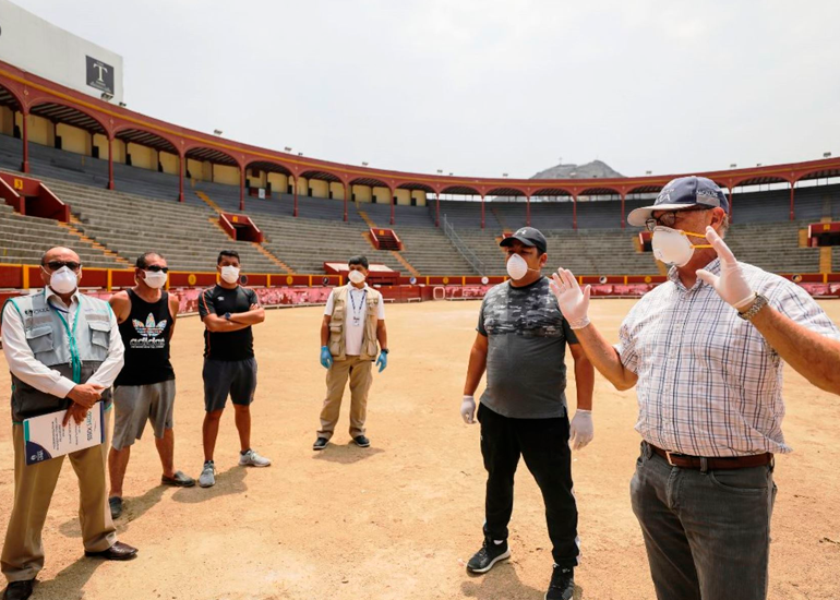 Ministerio de Cultura confirma el uso de la Plaza de Acho como refugio