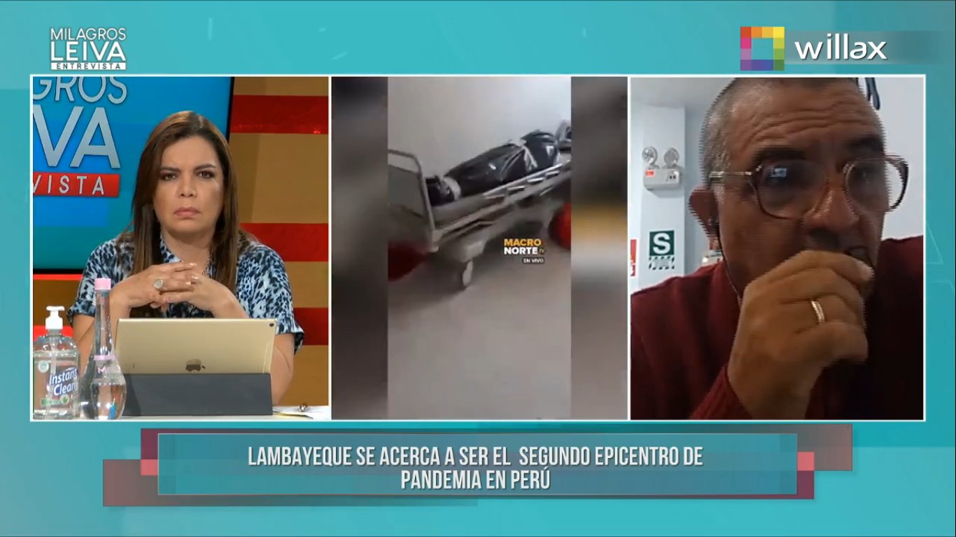 Portada: Rodolfo Cruz: "En Lambayeque se está muriendo la gente porque no hay oxígeno"