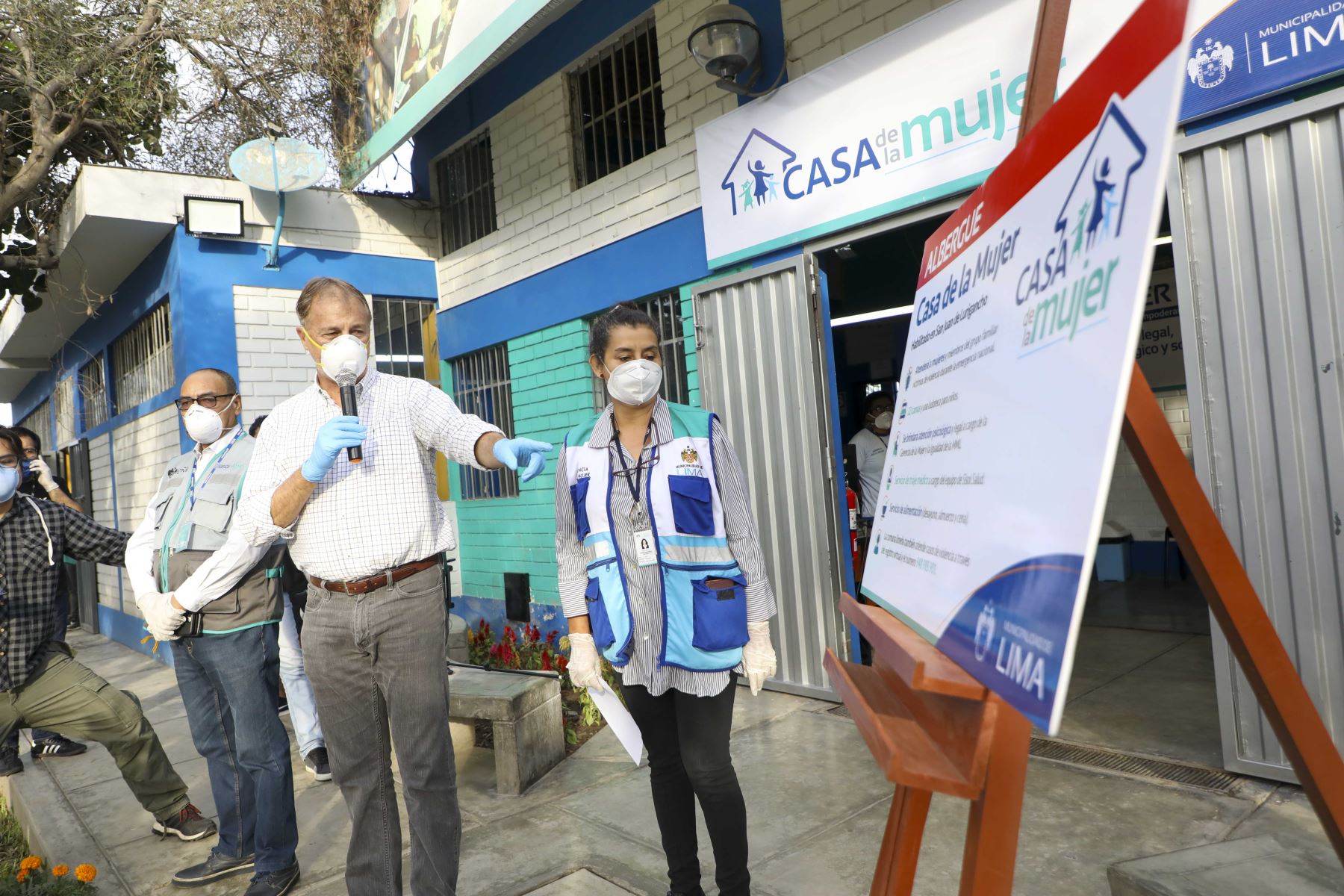 Municipalidad de Lima inaugura refugio temporal para mujeres víctimas de violencia durante cuarentena