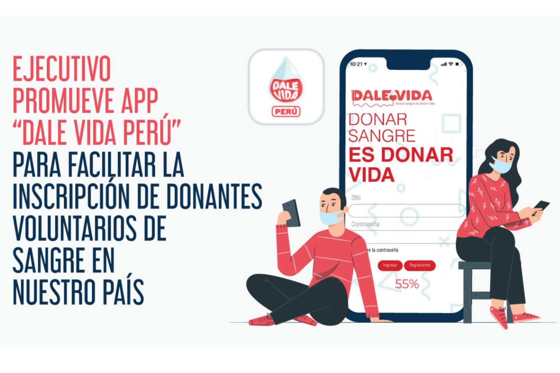 Portada: Ejecutivo promueve aplicación para incentivar la donación de sangre