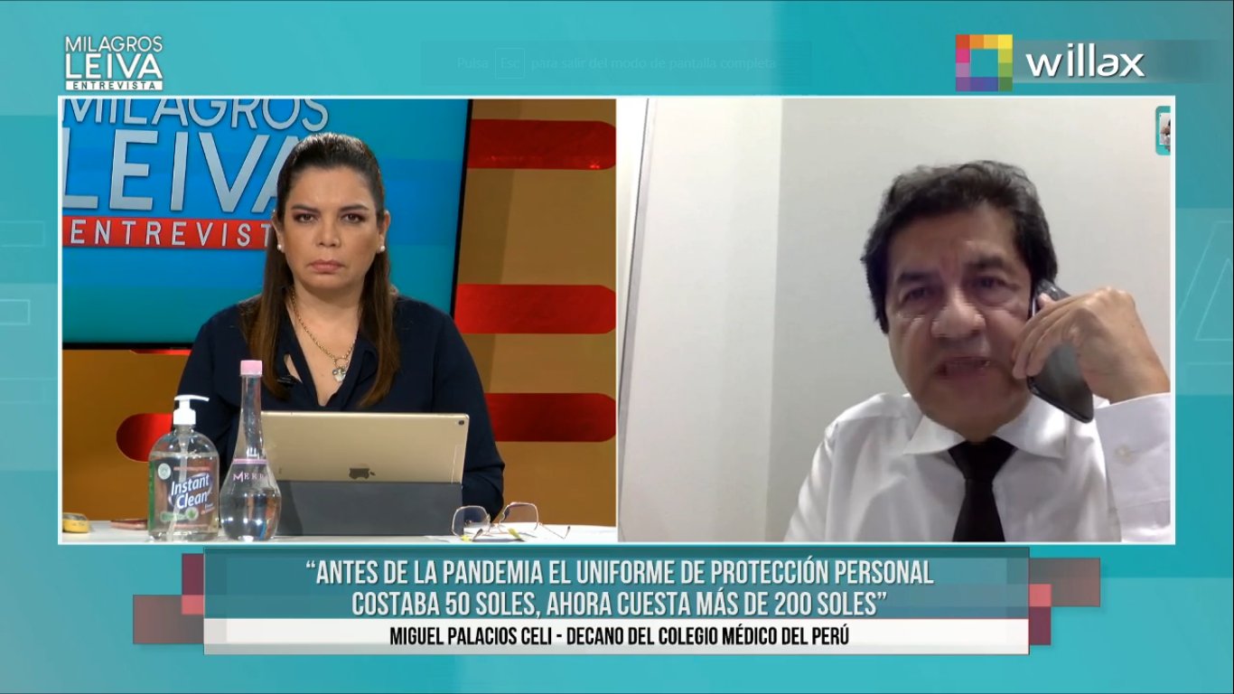 Miguel Palacios Celi: "Los médicos se sienten abandonados"