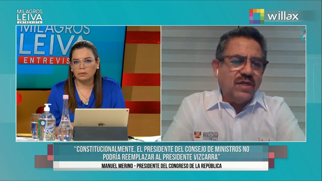 Manuel Merino De Lama: "El Presidente está nervioso porque se le escapa de las manos el control de la pandemia"