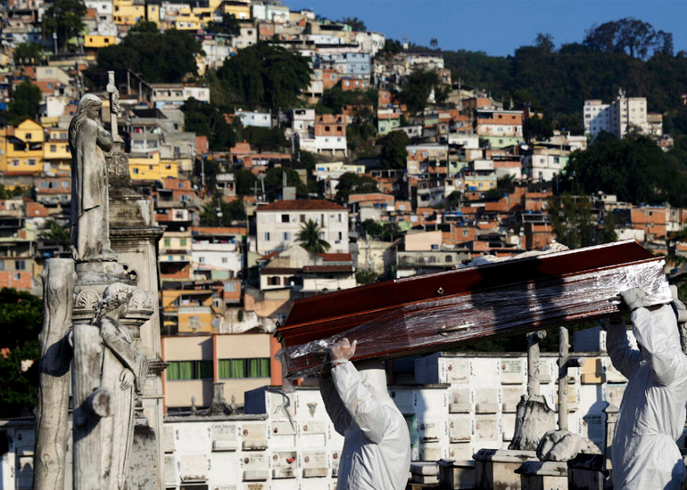 Brasil se convierte en el 3er país con más infectados con COVID-19 en el mundo