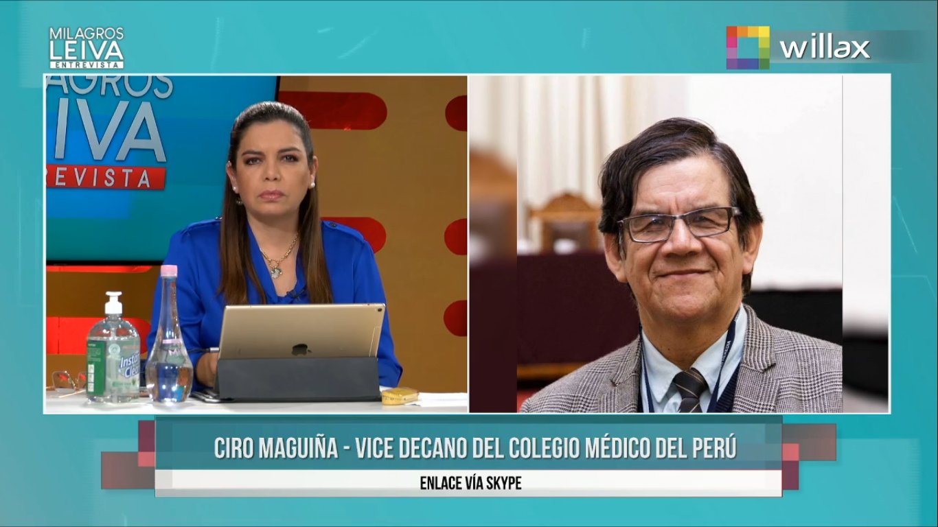 Portada: Ciro Maguiña: "Los médicos no quieren al Ministro Zamora"